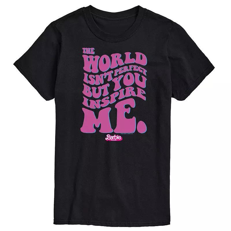 Big & Tall Barbie The Movie Theatrical You Inspire Me Graphic Tee, Mens Product Image