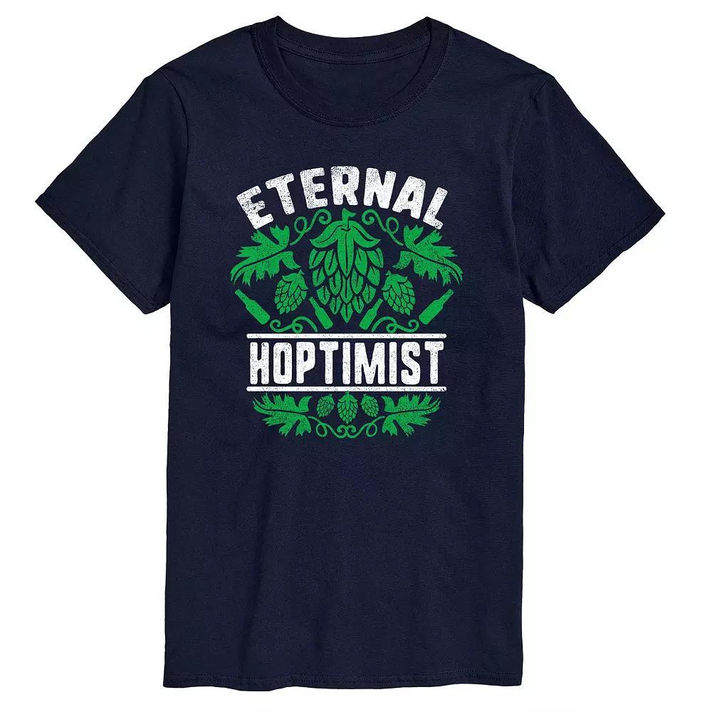 Big & Tall Eternal Hoptimist Tee, Mens Blue Product Image