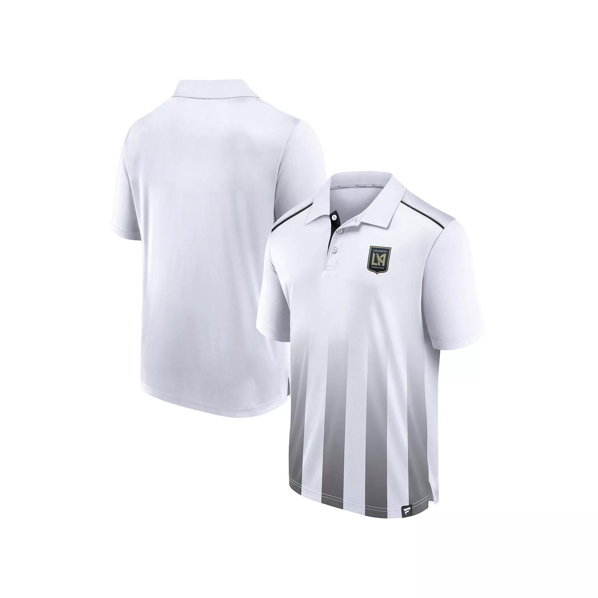 Mens Fanatics Branded White Atlanta United FC Line Up Fade Polo Product Image