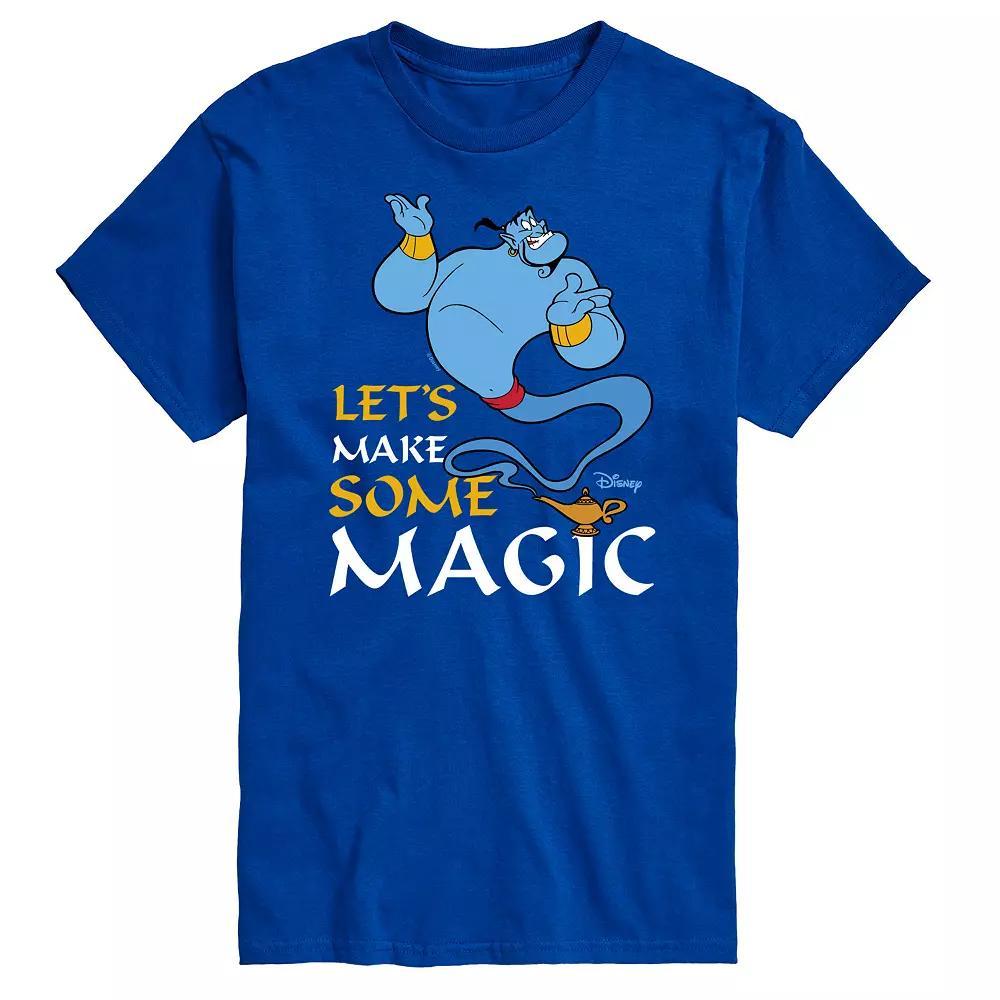 Disney Princess Big & Tall Let's Make Magic Graphic Tee, Men's, Size: Large Tall, Blue Product Image