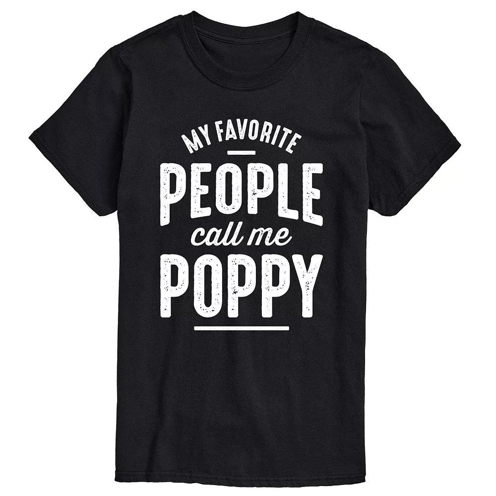 Big & Tall Call Me Poppy Tee, Mens Product Image