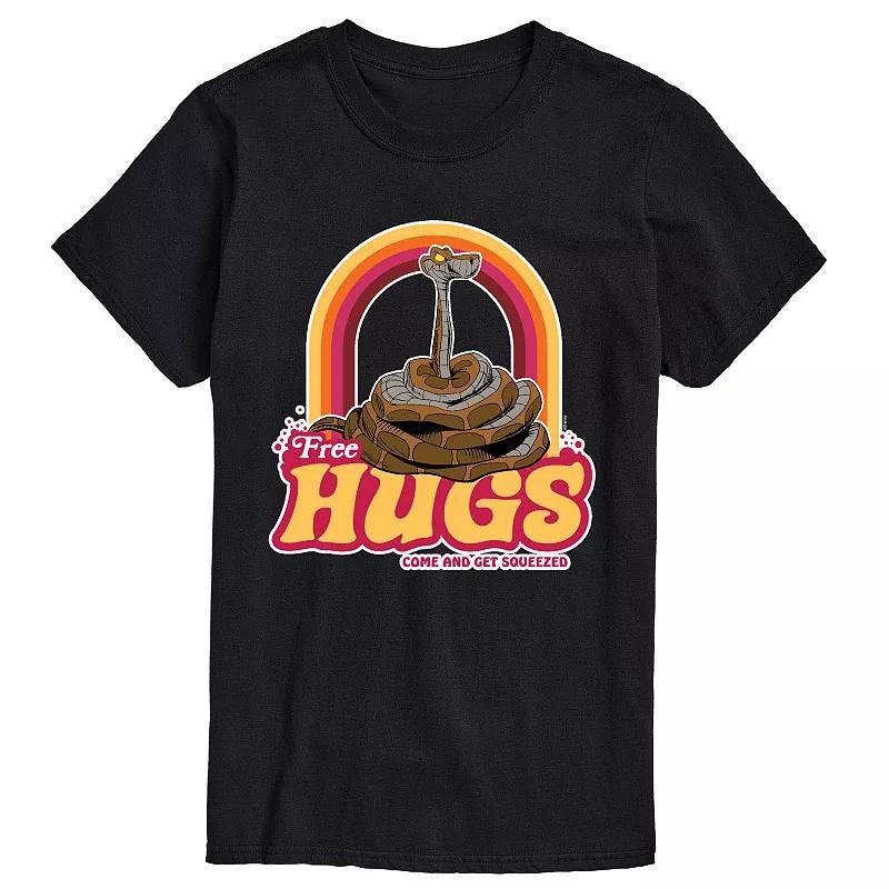 Big & Tall Disneys The Jungle Book Free Hugs Tee, Mens Blue Product Image