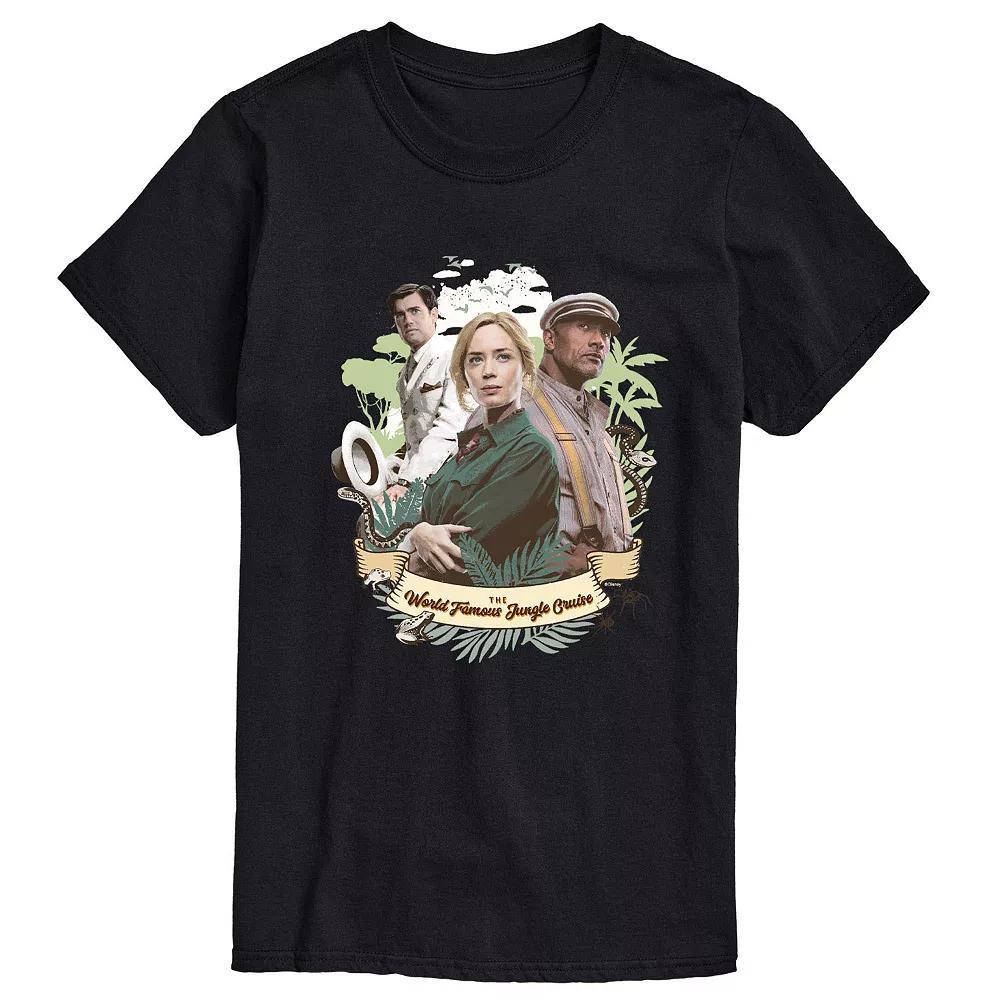 Disneys Jungle Cruise Big & Tall Poster Graphic Tee, Mens Product Image