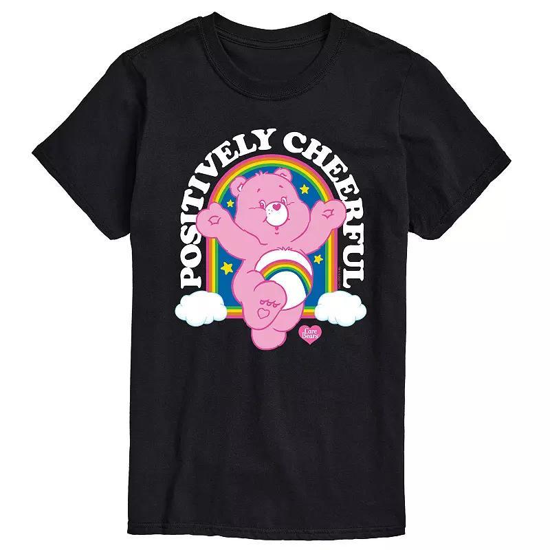 Mens Care Bears Positively Cheerful Graphic Tee Product Image