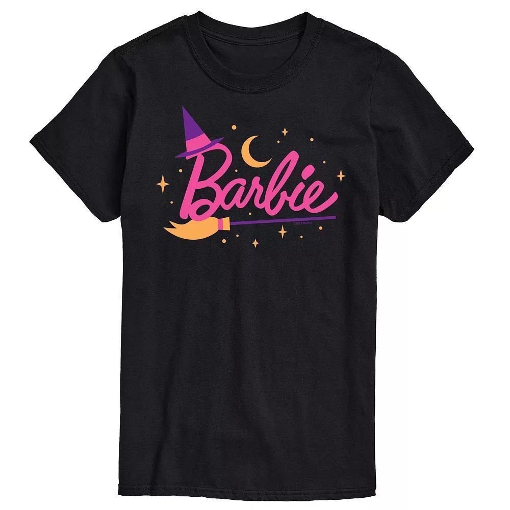 Big & Tall Barbie Witch Logo Graphic Tee, Mens Blue Product Image