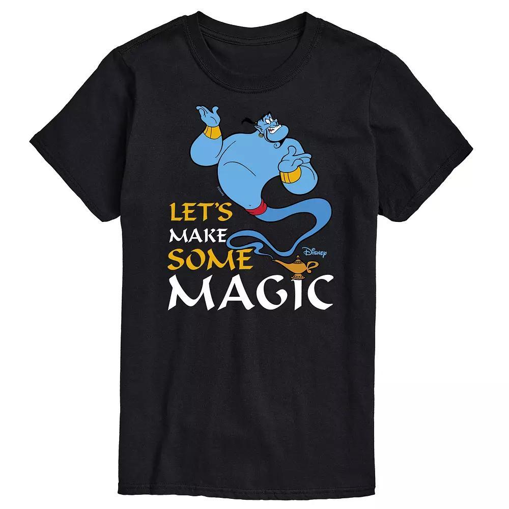 Disney Princess Big & Tall Let's Make Magic Graphic Tee, Men's, Size: Large Tall, Blue Product Image