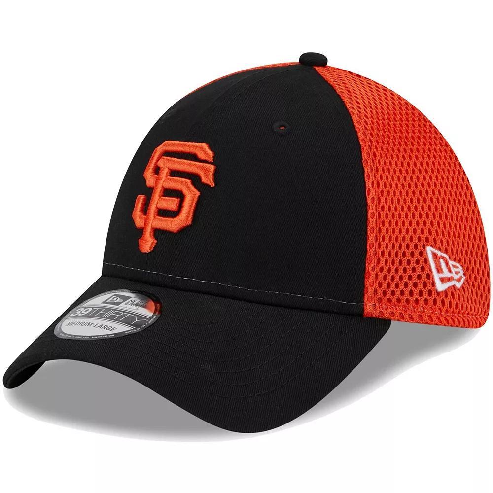 Men's New Era Black San Francisco Giants Team Neo 39THIRTY Flex Hat, Size: Small/Medium Product Image
