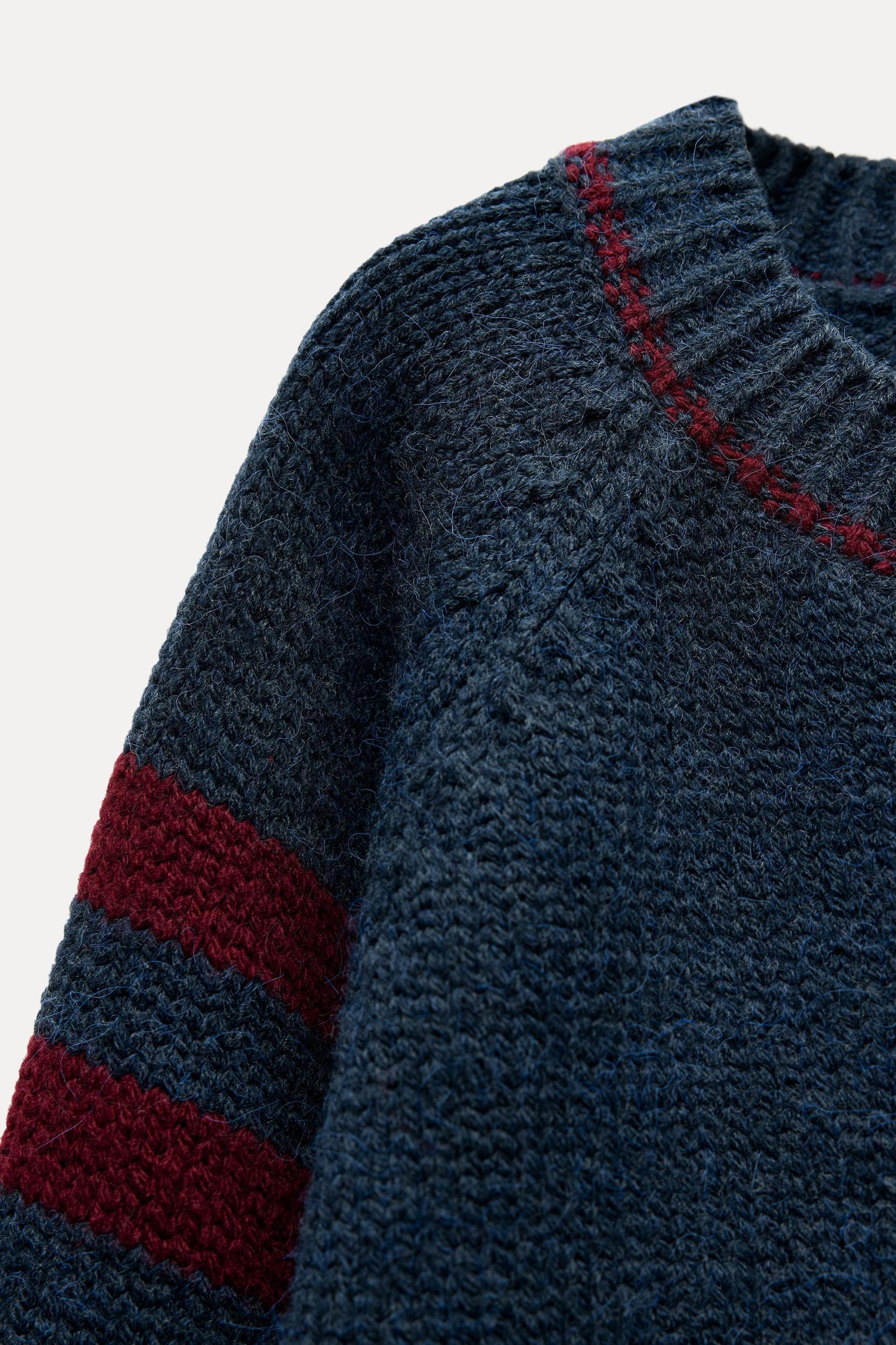 COMBINATION KNIT CARDIGAN Product Image