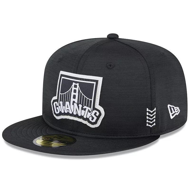 Men's New Era  Black San Francisco Giants 2024 Clubhouse 59FIFTY Fitted Hat, Size: 7 3/8 Product Image