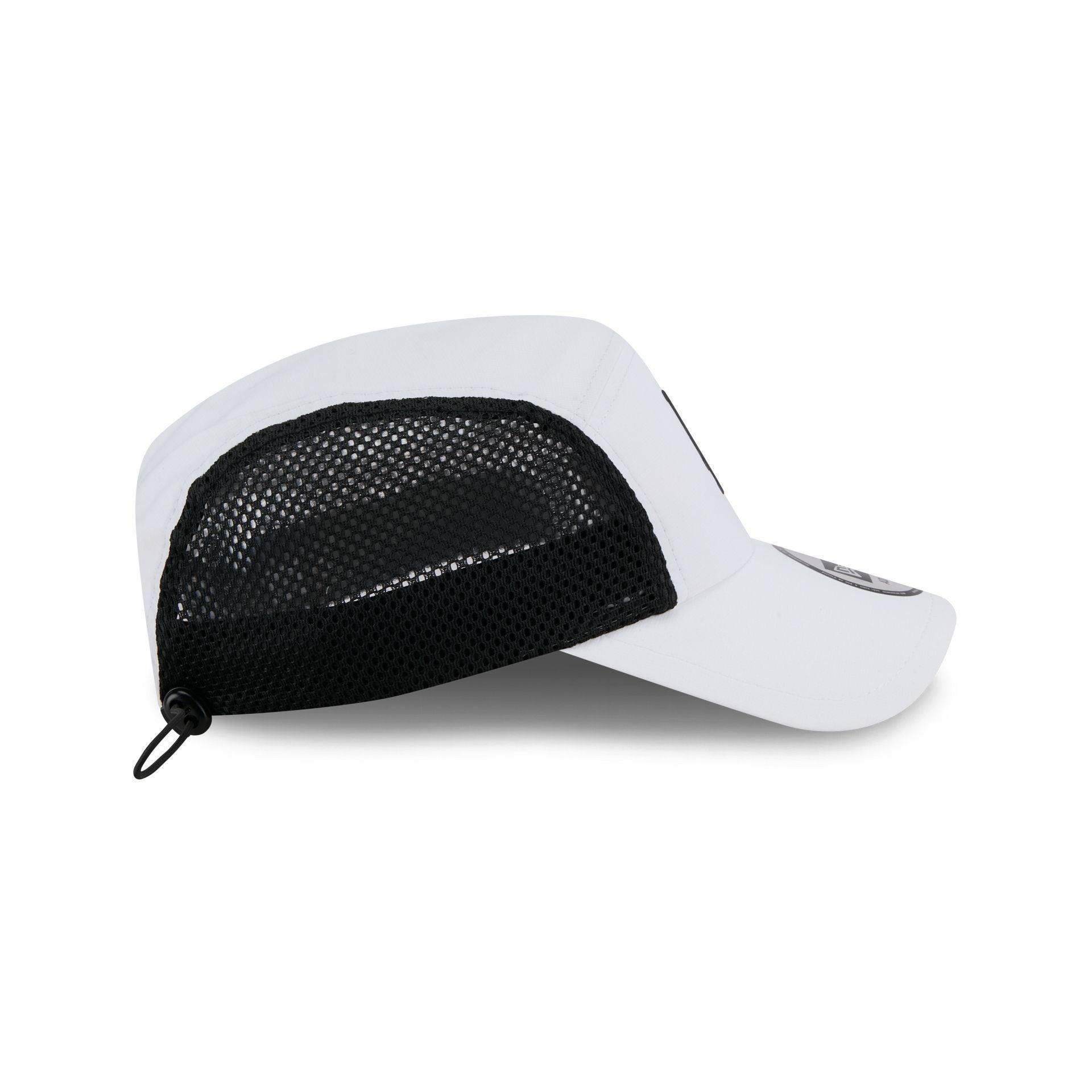Los Angeles Dodgers White Poly Runner Adjustable Hat Male Product Image