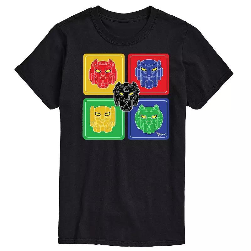 Mens Voltron Voltron Heads Graphic Tee Ivory Product Image