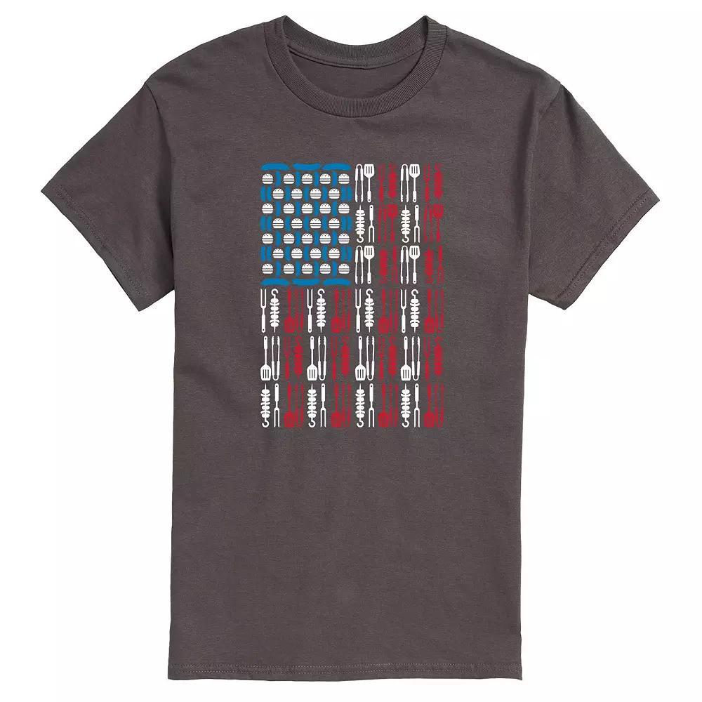 Mens Grill Tools USA Flag Tee Product Image