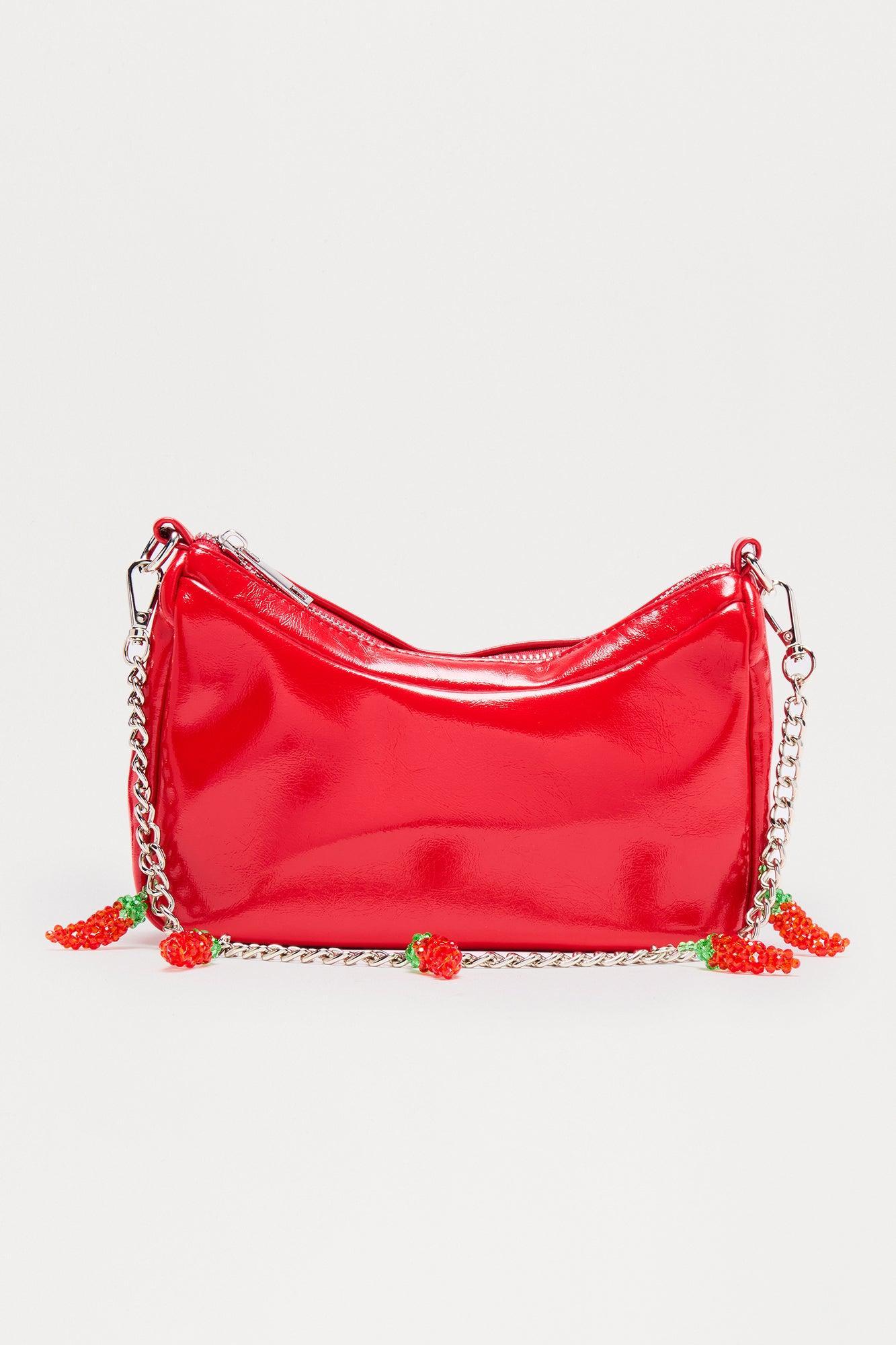 Spicy Red Handbag - Red Product Image