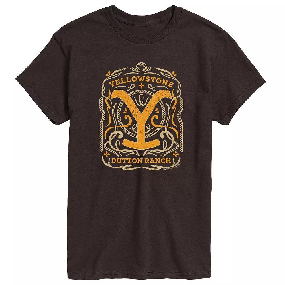 Mens Yellowstone Flourish Logo Graphic Tee Product Image
