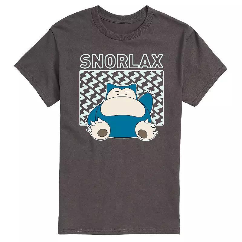 Mens Pokmon Snorlax Tee Grey Product Image