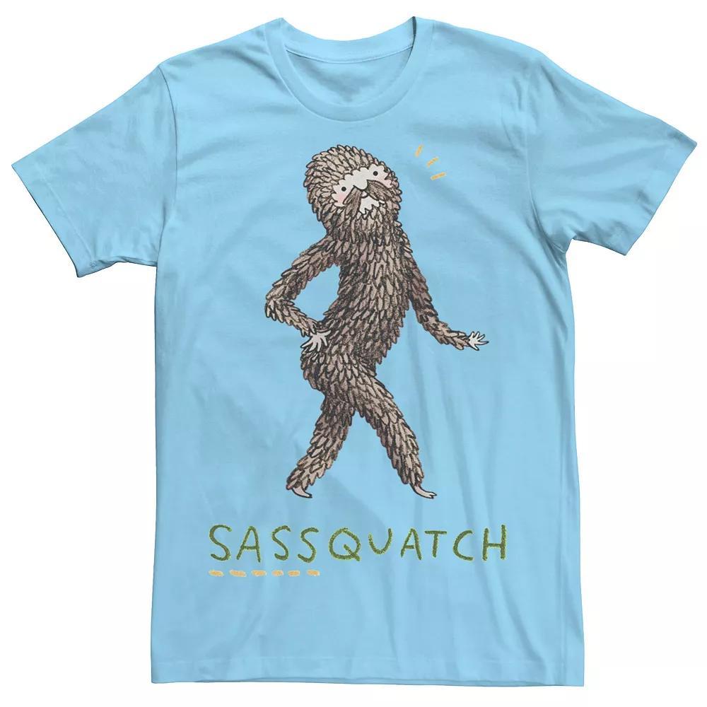 Men's Sassquatch Graphic Tee, Size: XXL, Light Blue Product Image