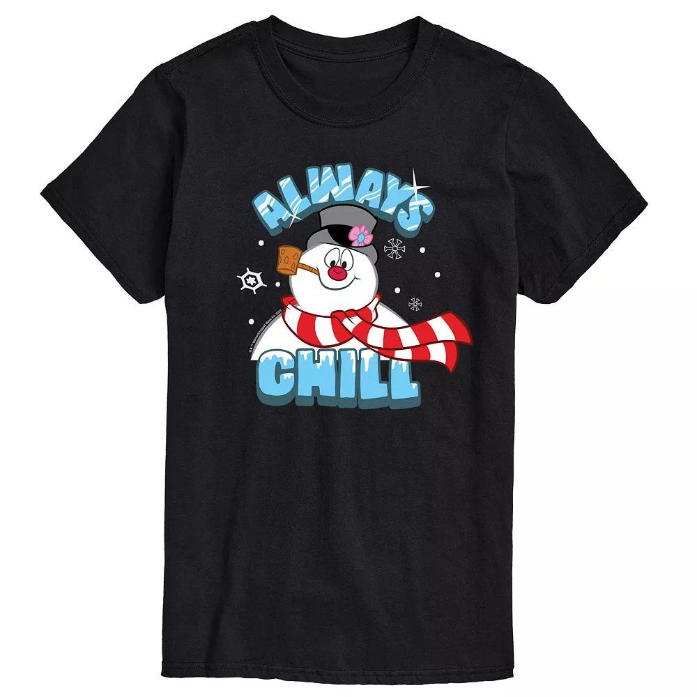 Men's Frosty The Snowman Frosty Always Chill Tee, Size: Large, Blue Product Image