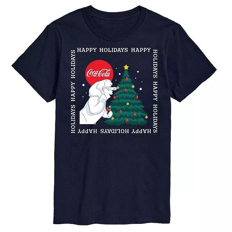 Mens CocaCola Happy Holidays Bears Tee Product Image