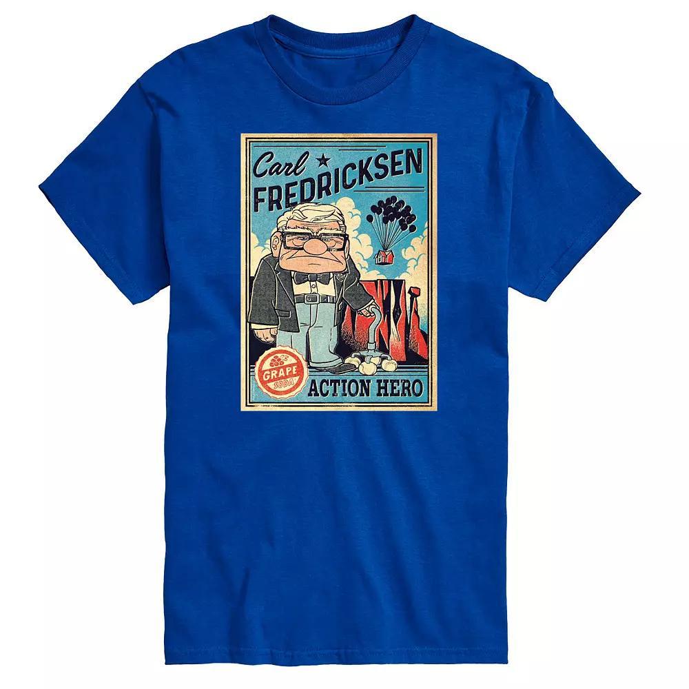 Disney / Pixar's UP Big & Tall Carl Graphic Tee, Men's, Size: 4XB, White Product Image