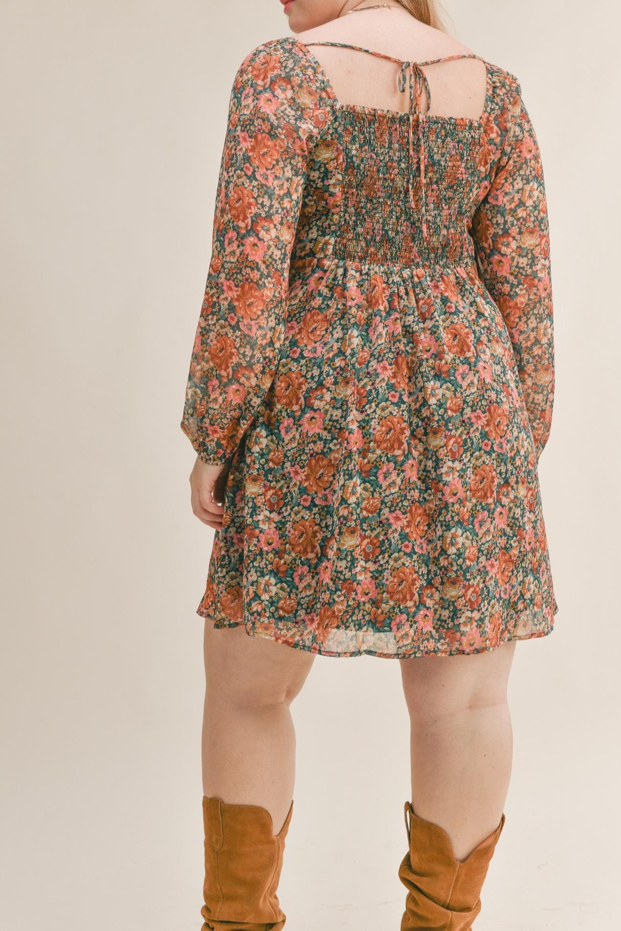 Vintage Academic Plus Size Mini Dress Product Image