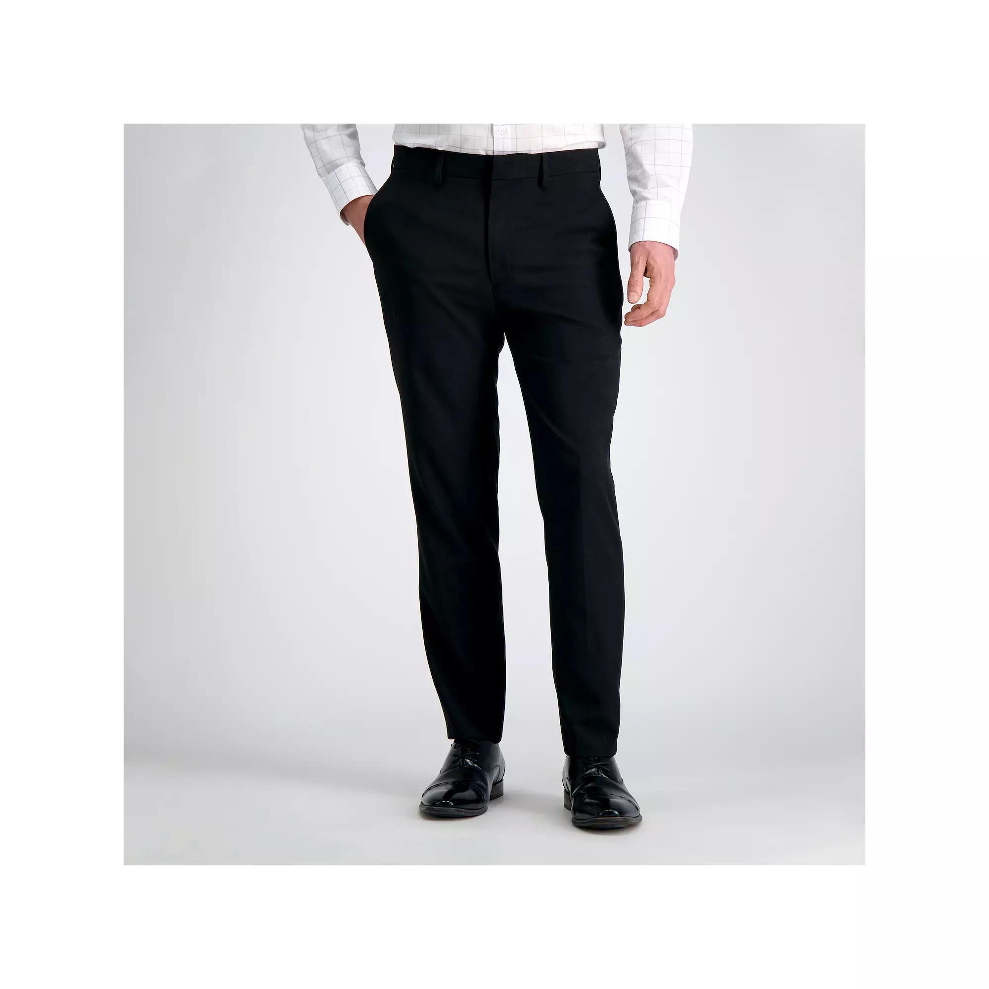 Mens Haggar Smart Wash Repreve Slim-Fit Suit Pants Grey Product Image