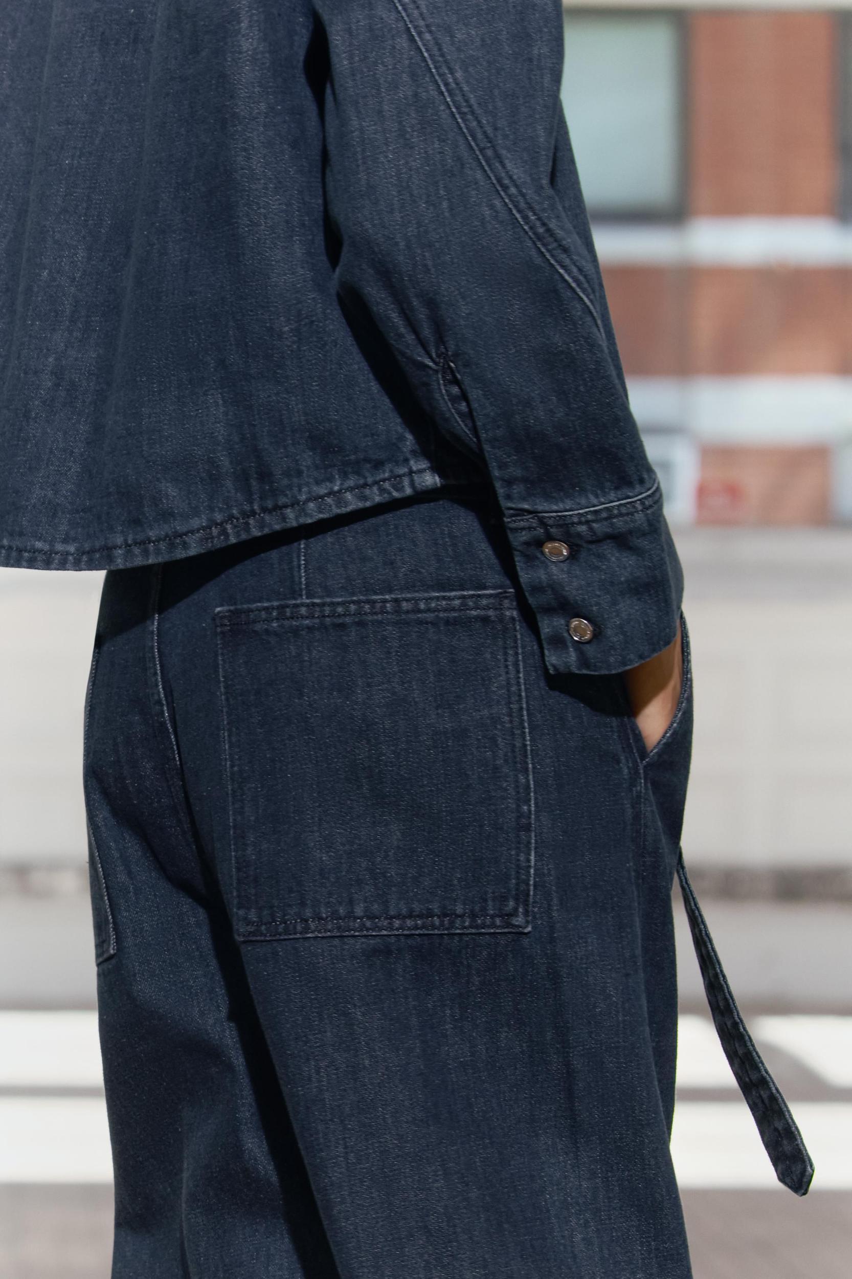 STRAIGHT CUT MID RISE JEANS ZW COLLECTION Product Image