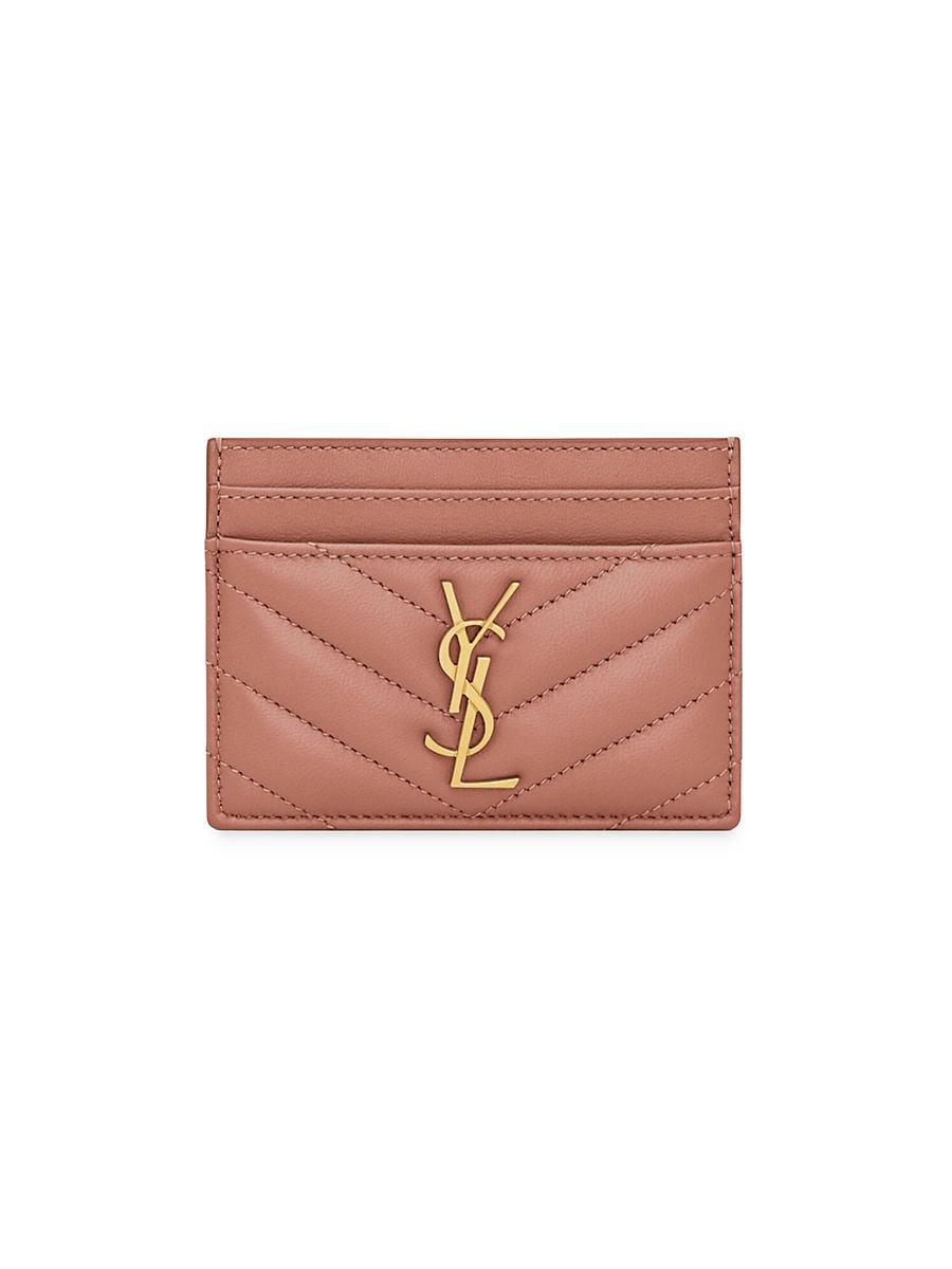 Saint Laurent Cassandre Matelasse Card Case Product Image