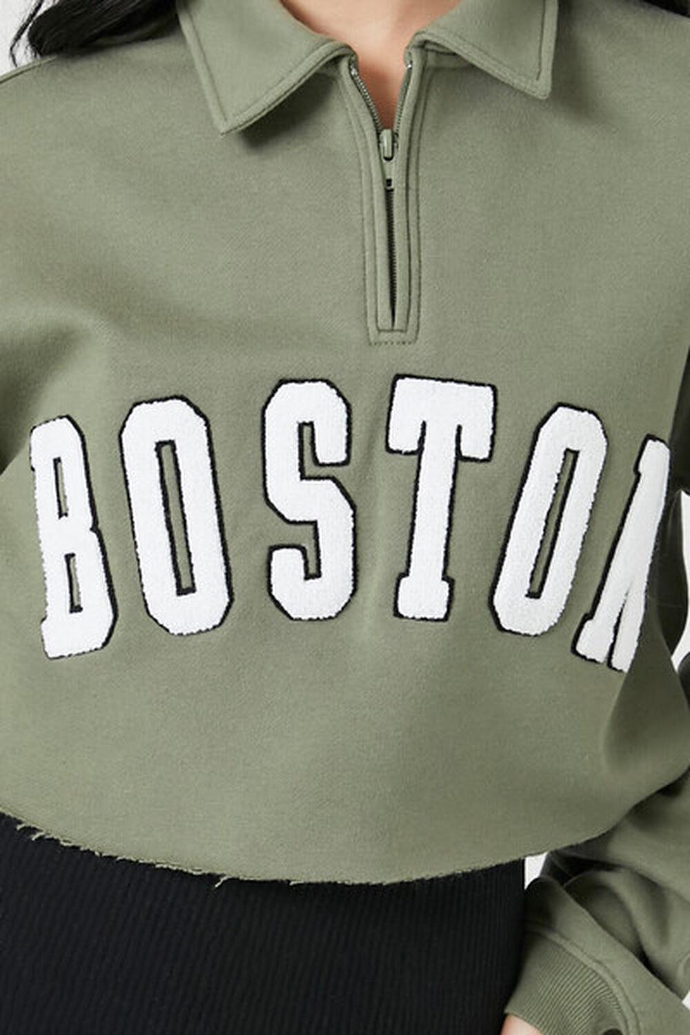 Half-Zip Boston Pullover | Forever 21 Product Image