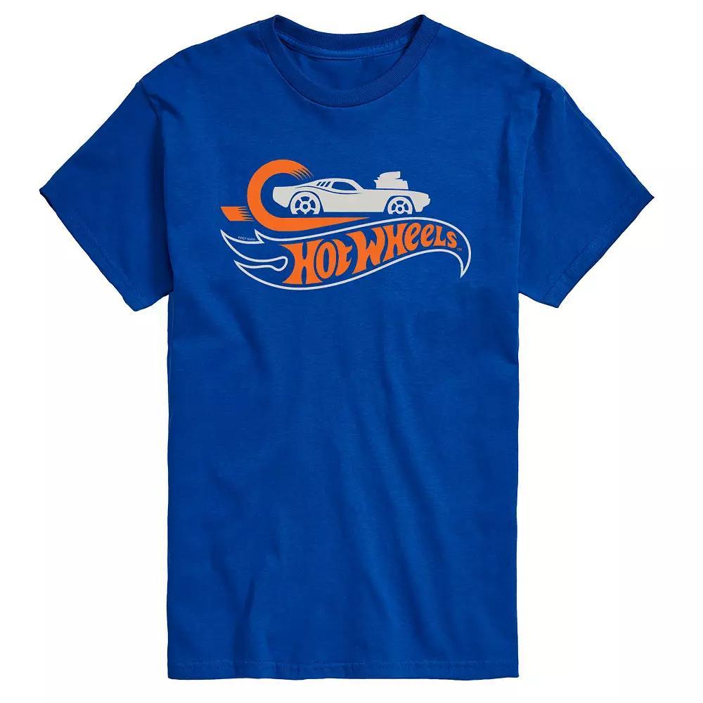 Men's Hot Wheels Logo Tee, Size: XXL, Blue Product Image