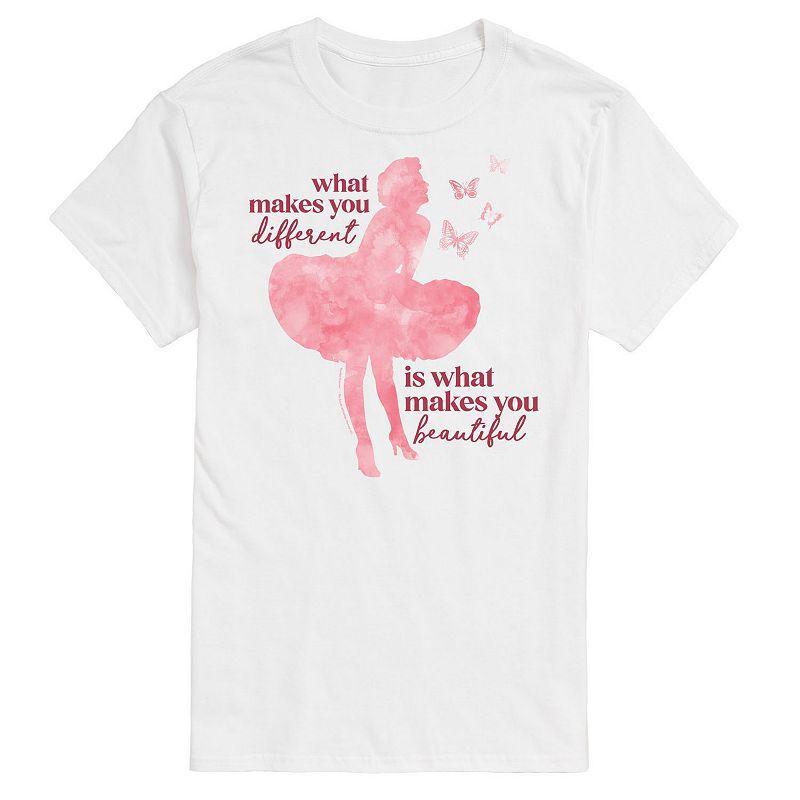 Mens Marilyn Monroe Makes You Beautiful Tee Product Image