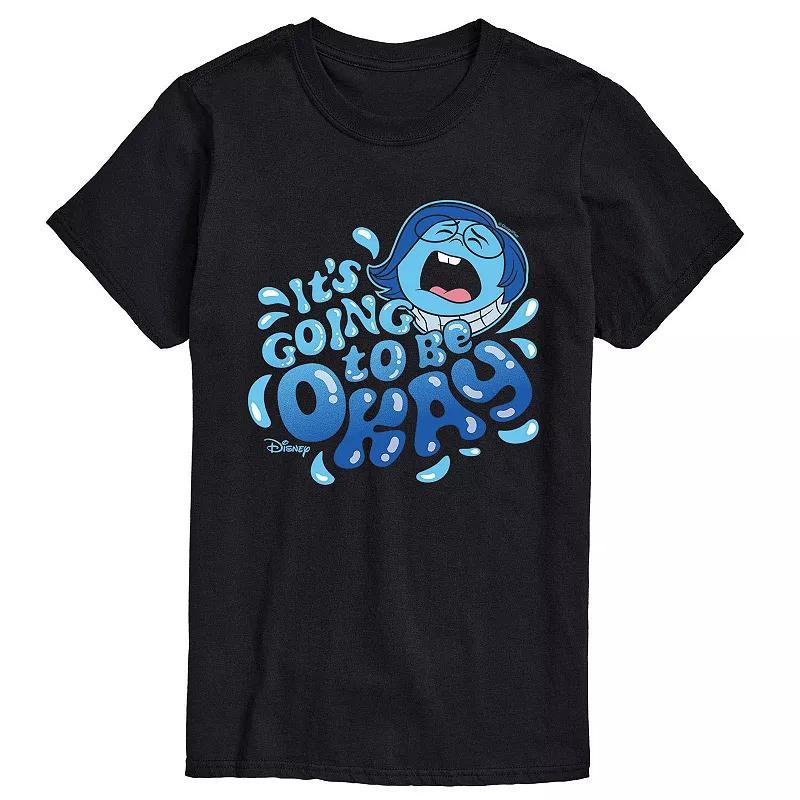 Disney / Pixars Inside Out 2 Mens Sadness Going To Be Okay Graphic Tee Product Image