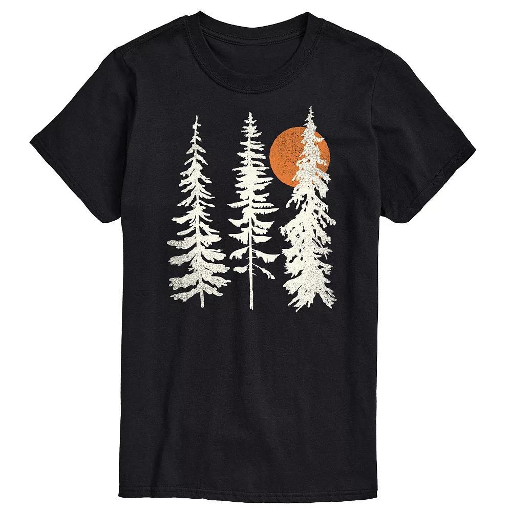Big & Tall Tree Trio Tee, Mens Product Image