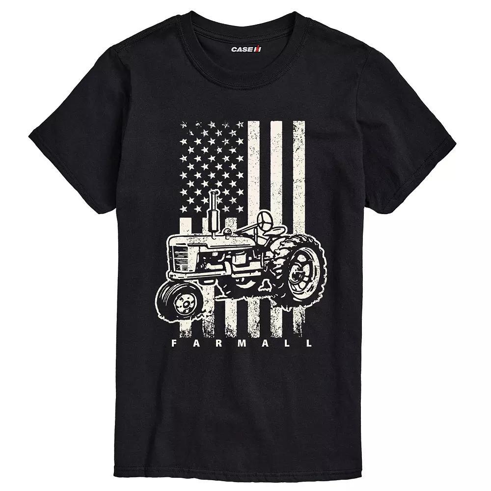 Mens Case IH American Flag Graphic Tee Product Image