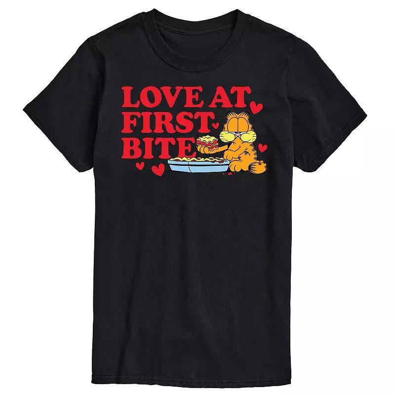 Big & Tall Garfield Love First Bite Tee, Mens Product Image