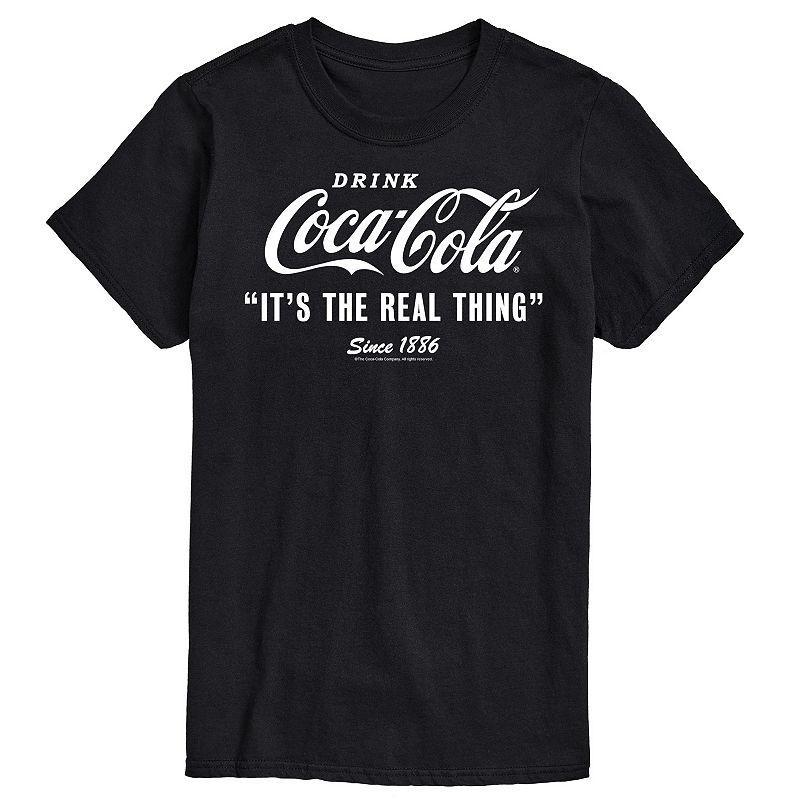 Mens Coca-Cola Its A Real Thing Graphic Tee Product Image