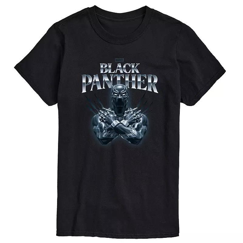 Big & Tall Marvel Panther Bootleg Graphic Tee, Mens Product Image
