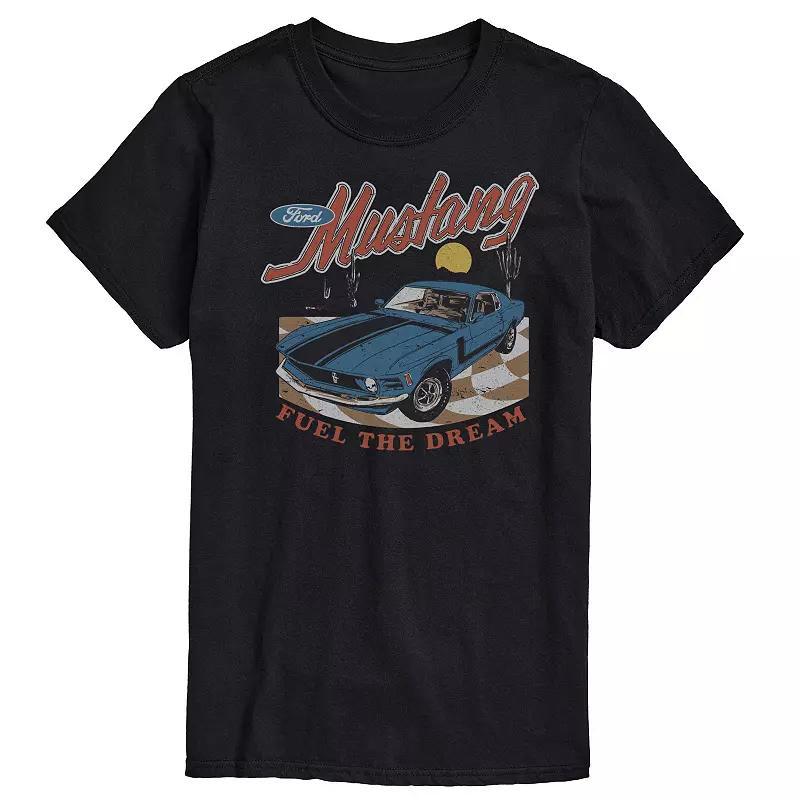 Men's Ford Mustang Fuel The Dream Graphic Tee, Size: Medium, Black Product Image