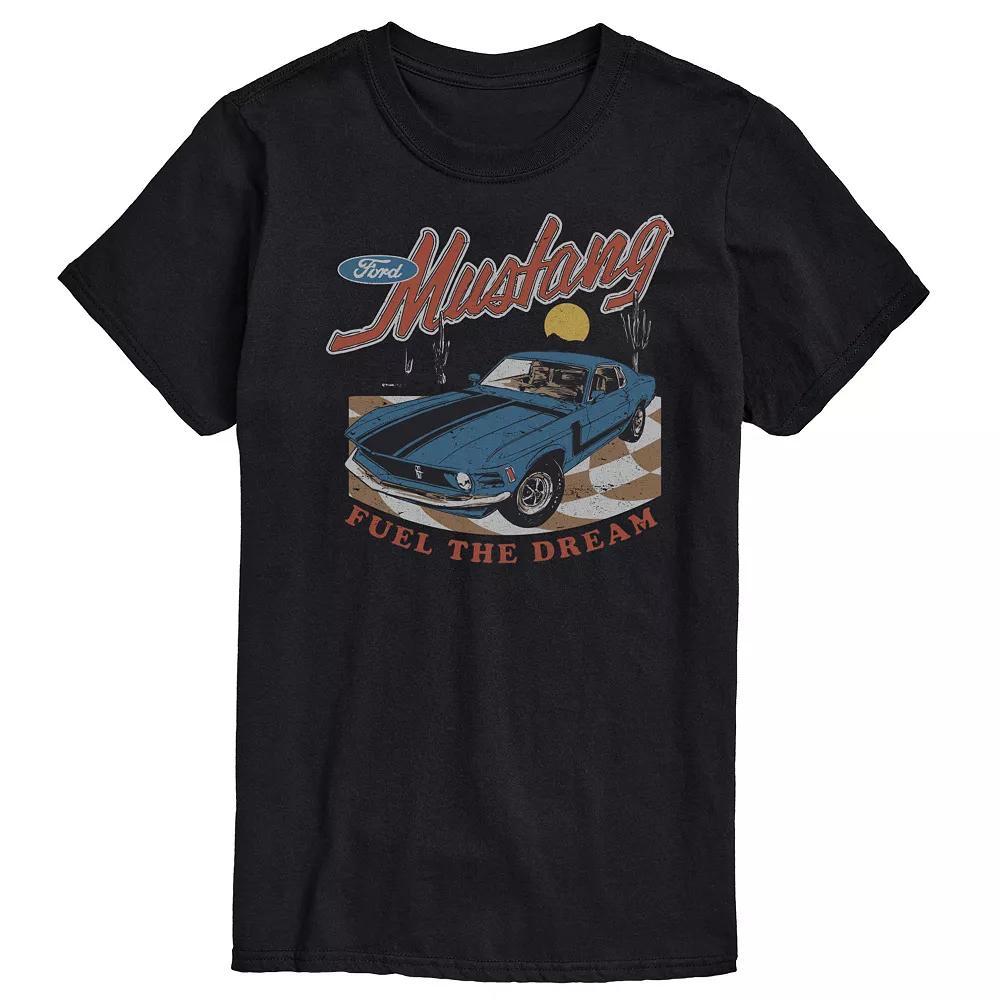 Men's Ford Mustang Fuel The Dream Graphic Tee, Size: Medium, Black Product Image