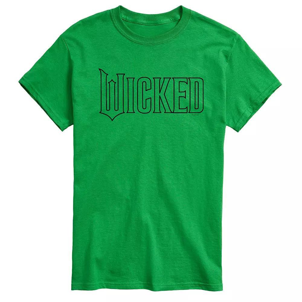 Men's Wicked Outline Logo Graphic Tee, Size: Medium, White Product Image
