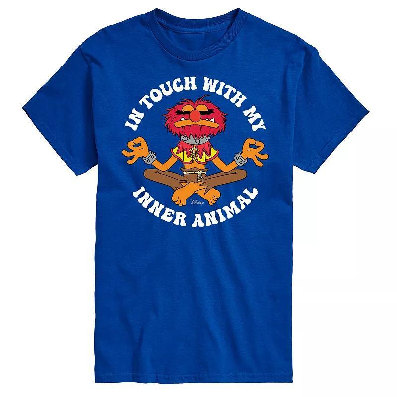 Disneys Mens The Muppets Inner Animal Tee Blue Product Image