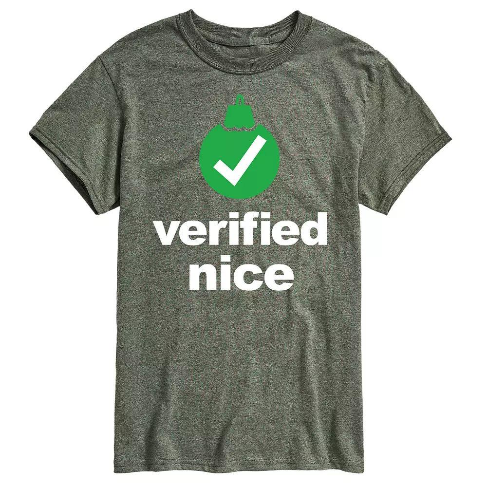 Mens Verified Nice Graphic Tee Product Image