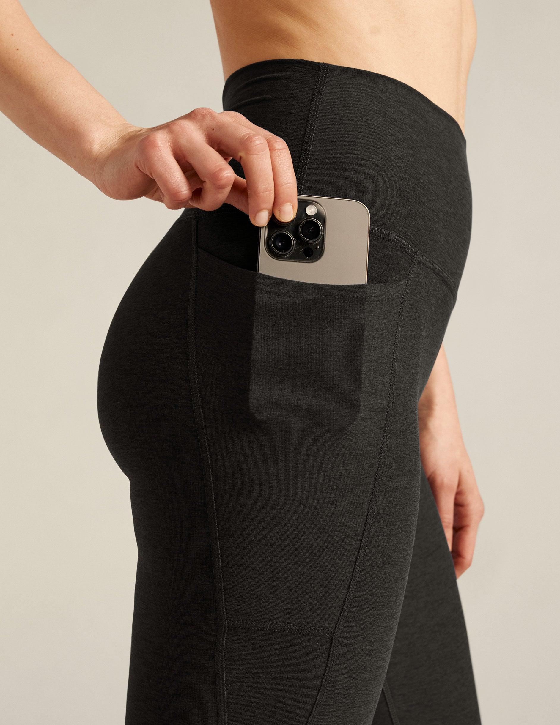 Spacedye High Waisted Pocket Pedal Pusher Legging Product Image