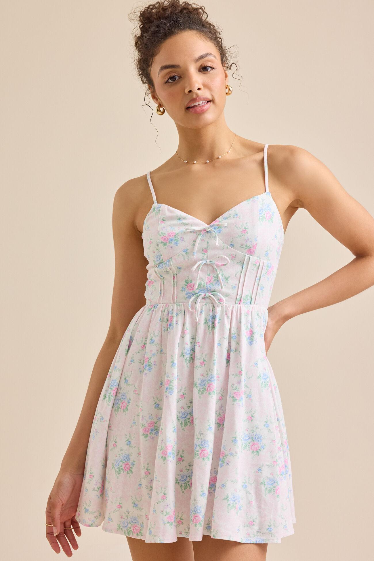 Skyla Floral Mini Dress Product Image