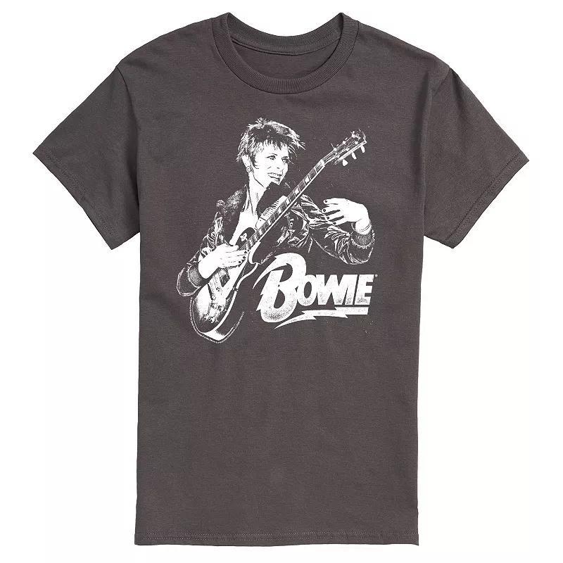 Mens David Bowie Punk Tee Grey Product Image