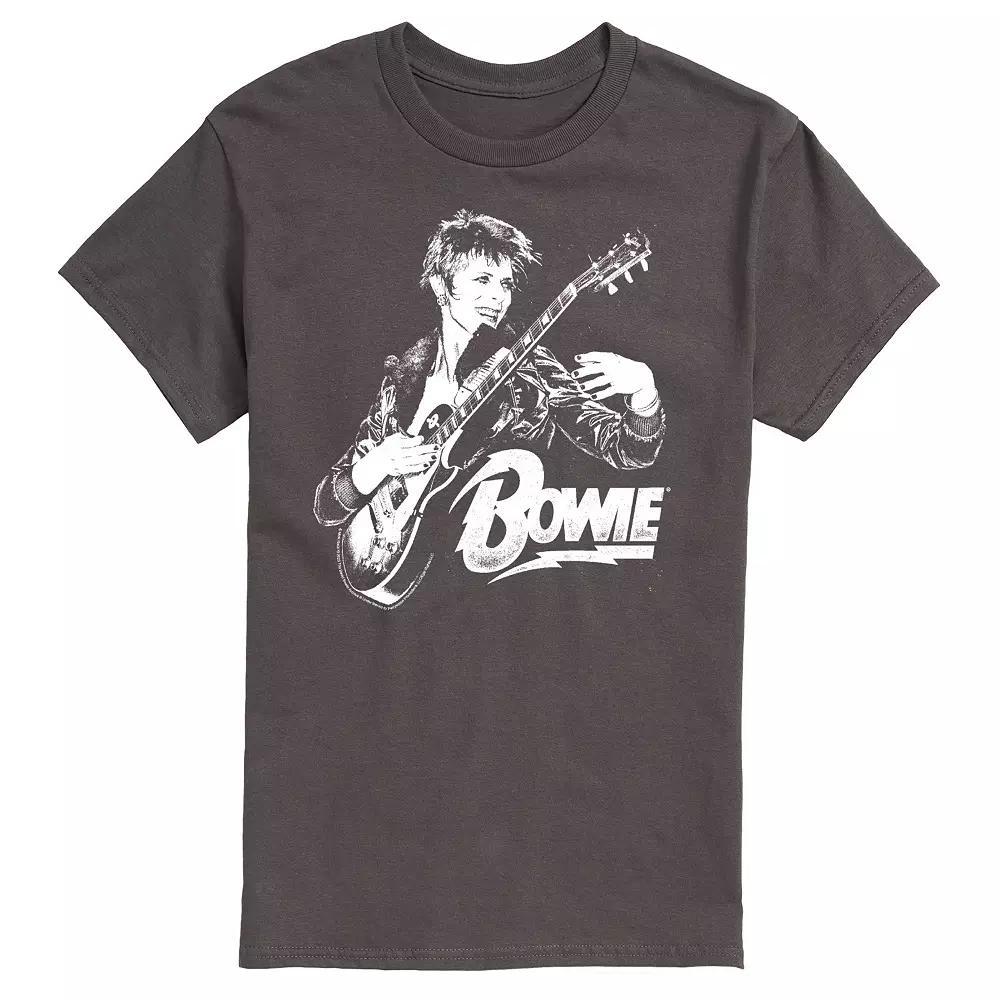 Mens David Bowie Punk Tee Grey Product Image