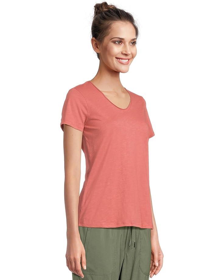 Women's L.L.Bean Organic Cotton V-Neck Short Sleeve Tee Product Image