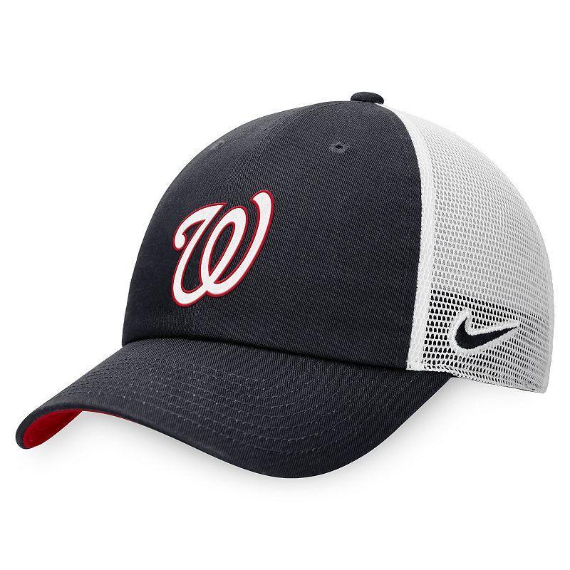 Men's Nike Navy Houston Astros Evergreen Club Trucker Adjustable Hat, Size: Medium/Large, Blue Product Image