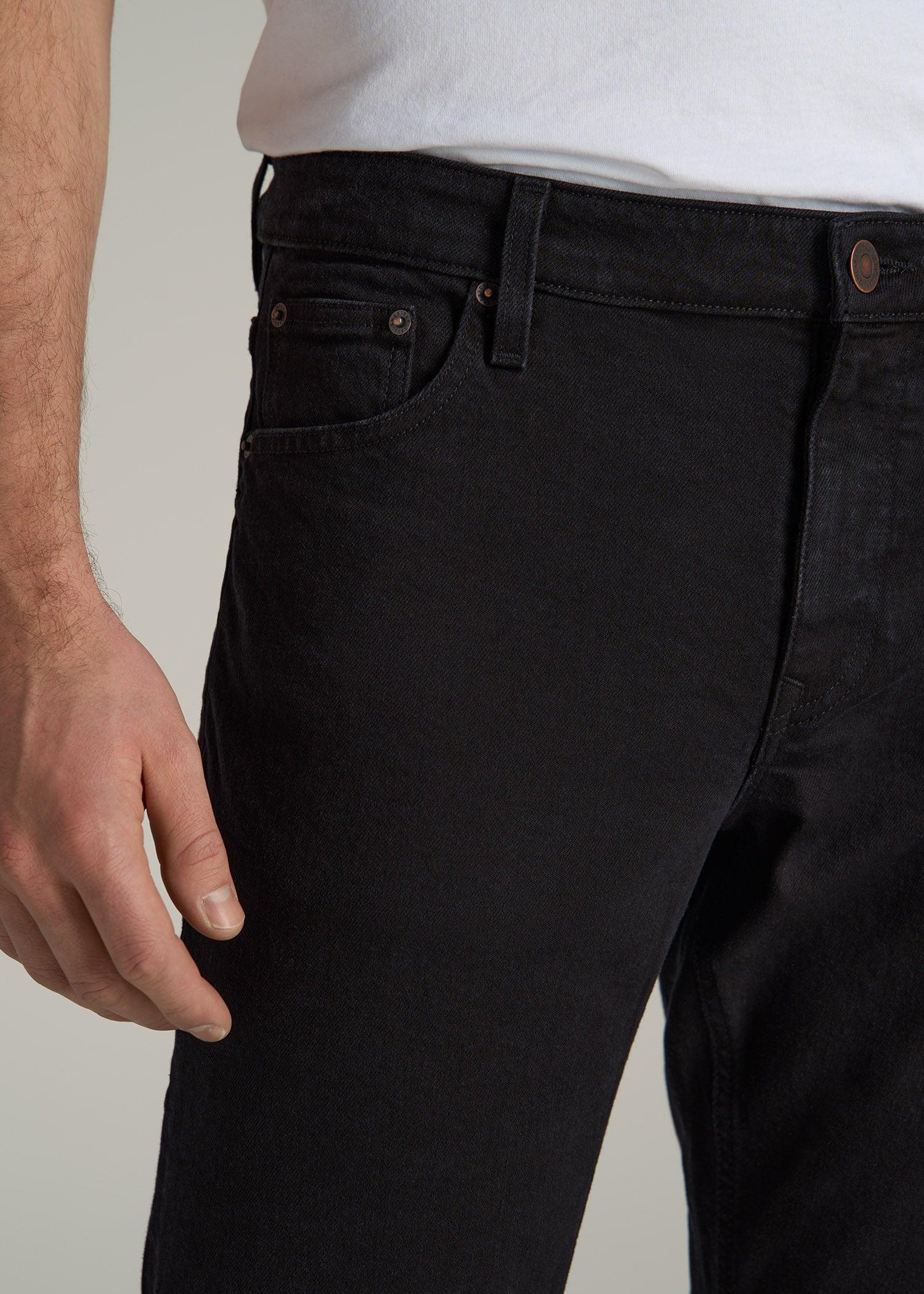 Americana Collection Carman Tapered Fit Jeans For Tall Men in Lark Black Product Image