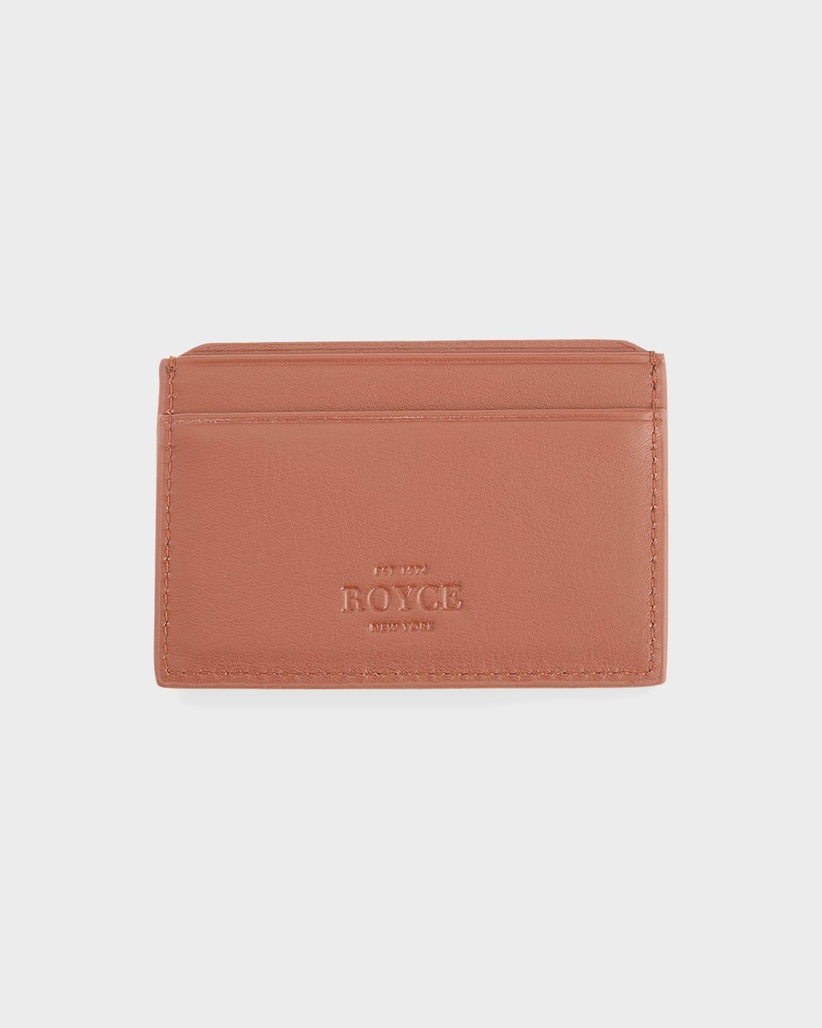 Womens RFID-Blocking Leather Card Case Product Image