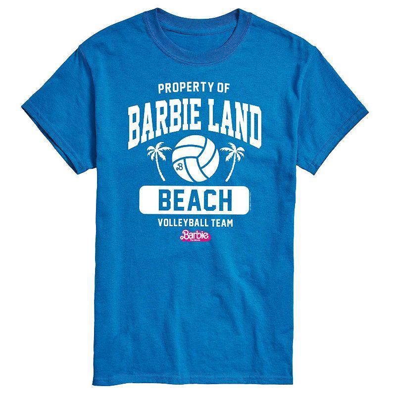 Big & Tall Barbie The Movie Volleyball Graphic Tee, Mens Product Image